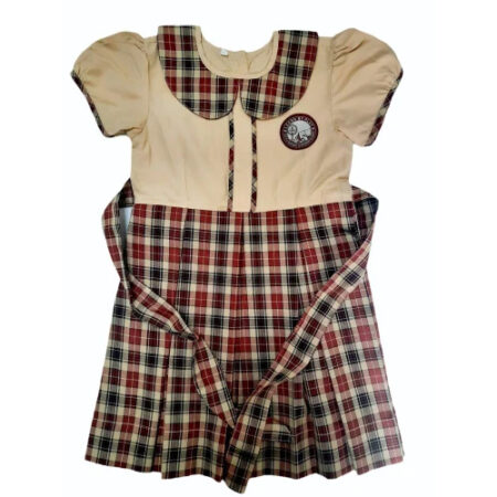 School Uniform Frock for Girls – Comfortable Cotton School Dress